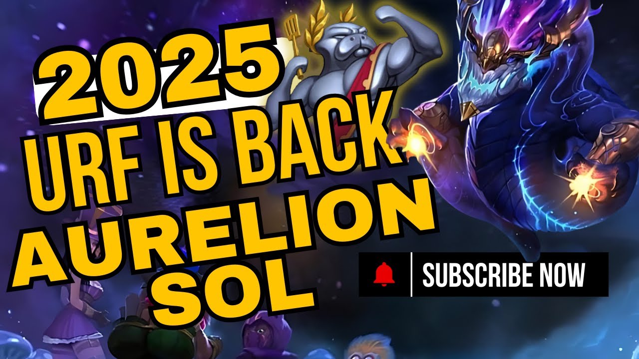 Aurelion Sol URF Mode COSMIC CHAOS in 2025! 🌌💥 | Casual League of Legends Gameplay