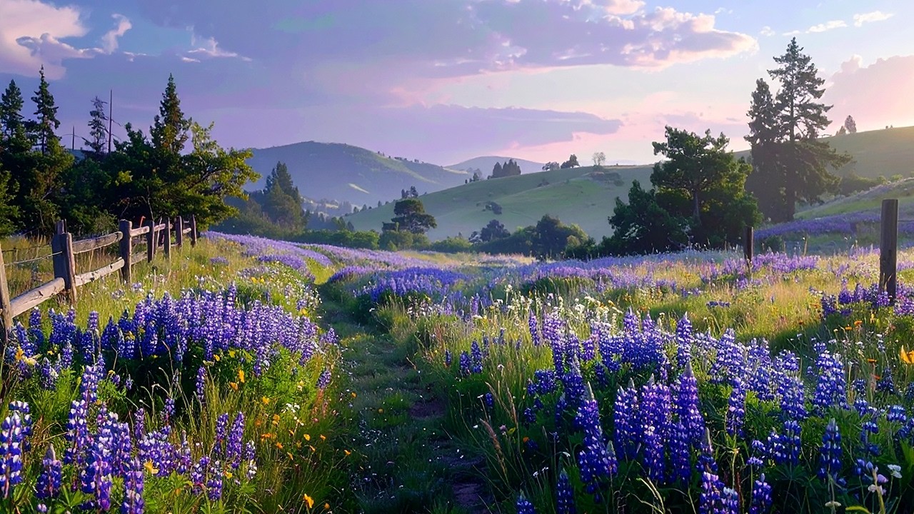Spring Meadow Ambience 🐝 | Cuckoo Calls, Morning Birdsong, Honeybees & Soft Prairie Breeze