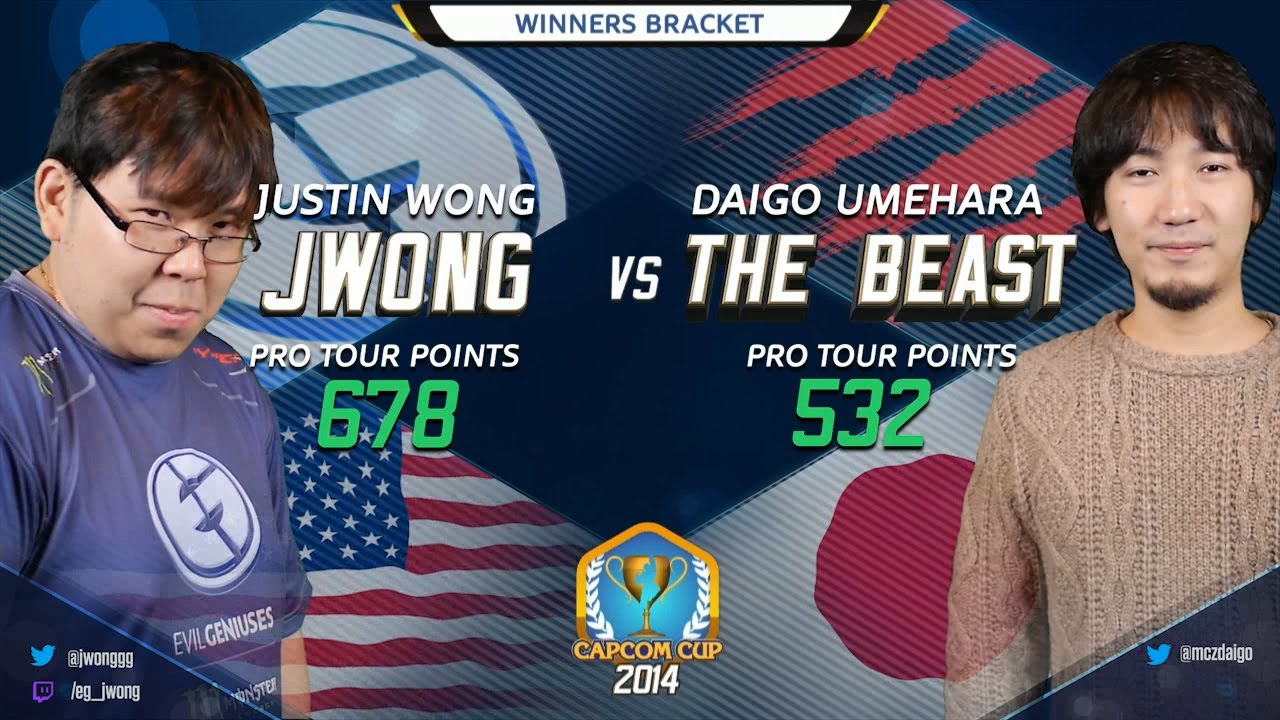 USFIV: EG Justin Wong vs MCZ Daigo Umehara - Capcom Cup 2014 - First Round Winners