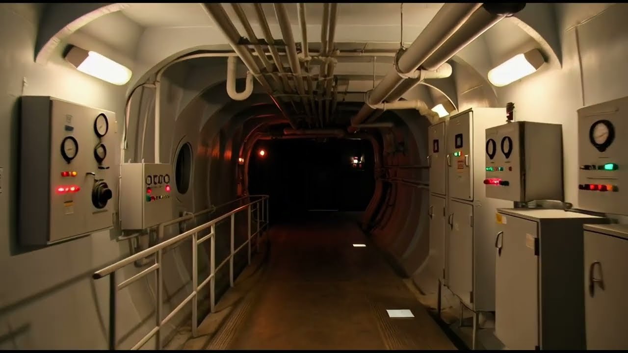Walking Through a Submarine