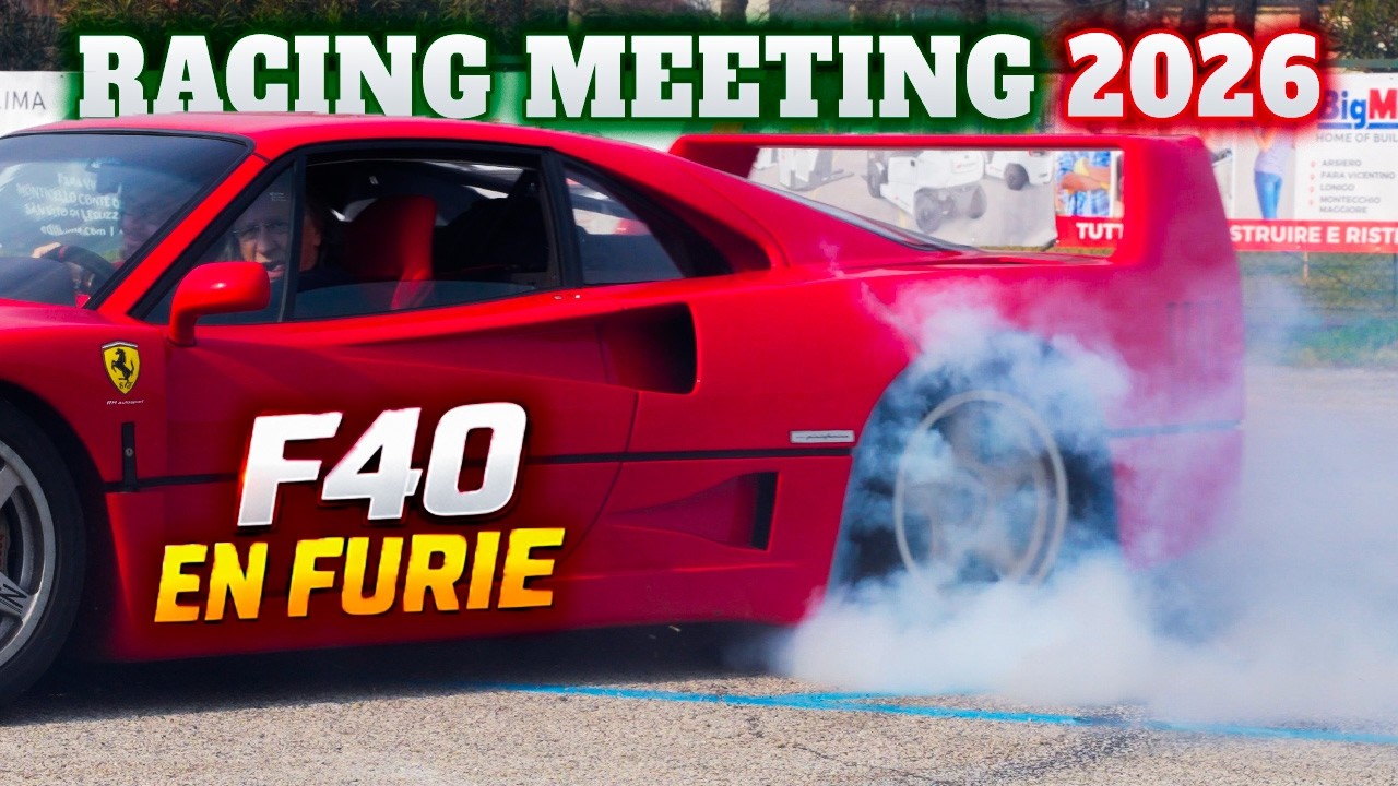 F40 EN FURIE !! Racing Meeting 2026 🇮🇹