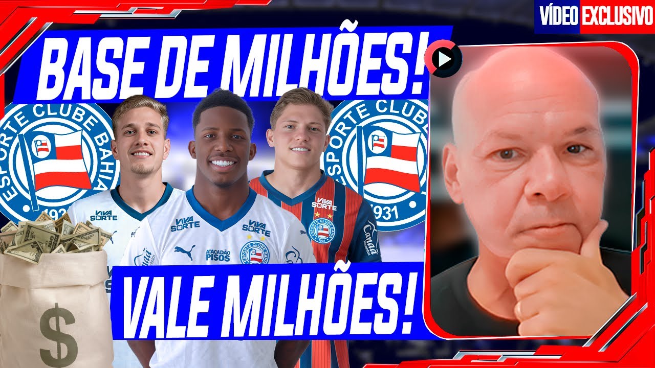 🚨GAROTOS DE MILH&Otilde;ES! BASE DO BAHIA chama ATEN&Ccedil;&Atilde;O do Futebol NACIONAL!