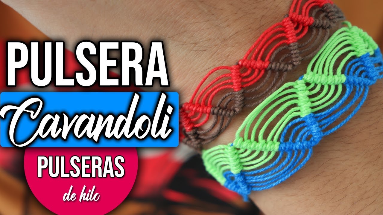 ► Pulsera MACRAME: ZIGZAG CAVANDOLI || Pulseras de hilo || HaunterMake