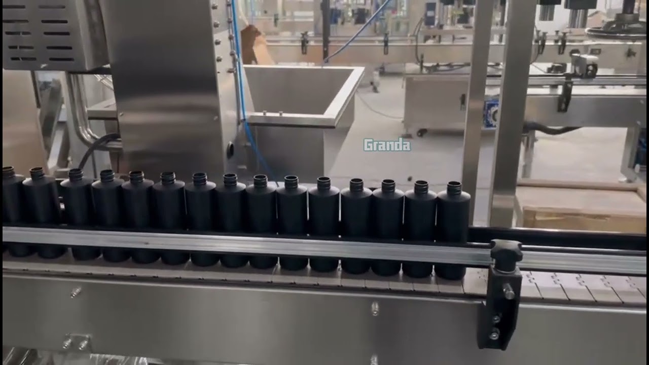 Liquid filling capping labeling line - 100pcs/min high speed liquid filling #fillingmachine #machine