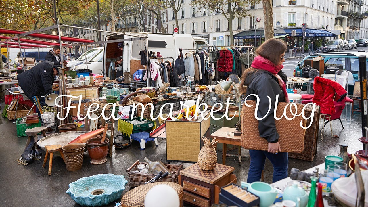 Бережливость со мной! Brocante в Париже｜Haul｜Винтажная одежда, антикварные тарелки, стекло Baccarat