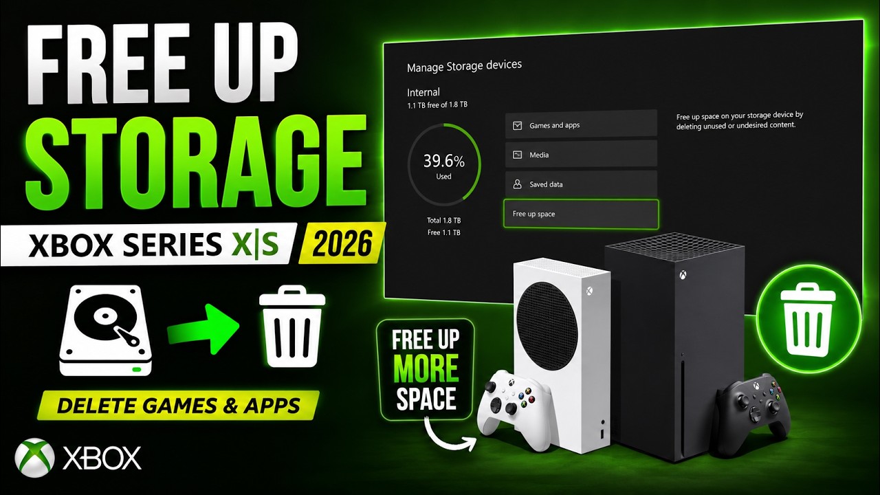 How to Free Up Storage on Xbox Series X|S Delete Games & Apps