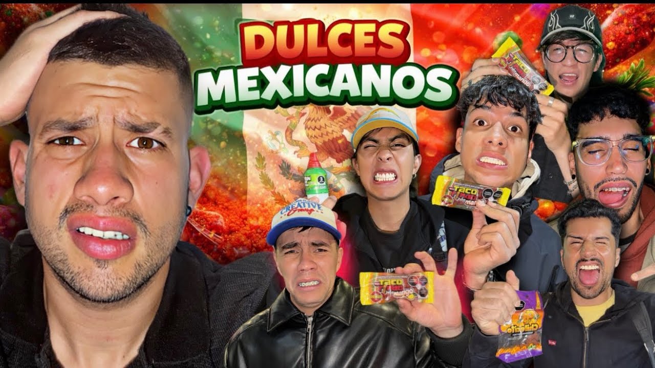 Probamos DULCES MEXICANOS con YOUTUBERS de BOGOTÁ 🥵🔥