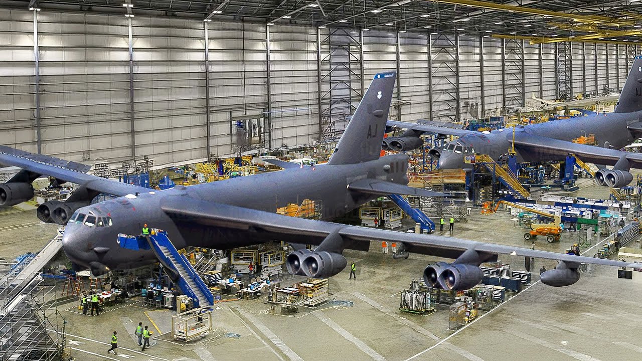 Inside US Air Force Massive Facility Upgrading Feared B-52 Bombers