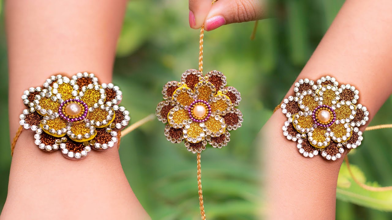 how to make Foam Sheet rakhi  | rakhi making | raksha bandhan | handmade rakhi tutorial