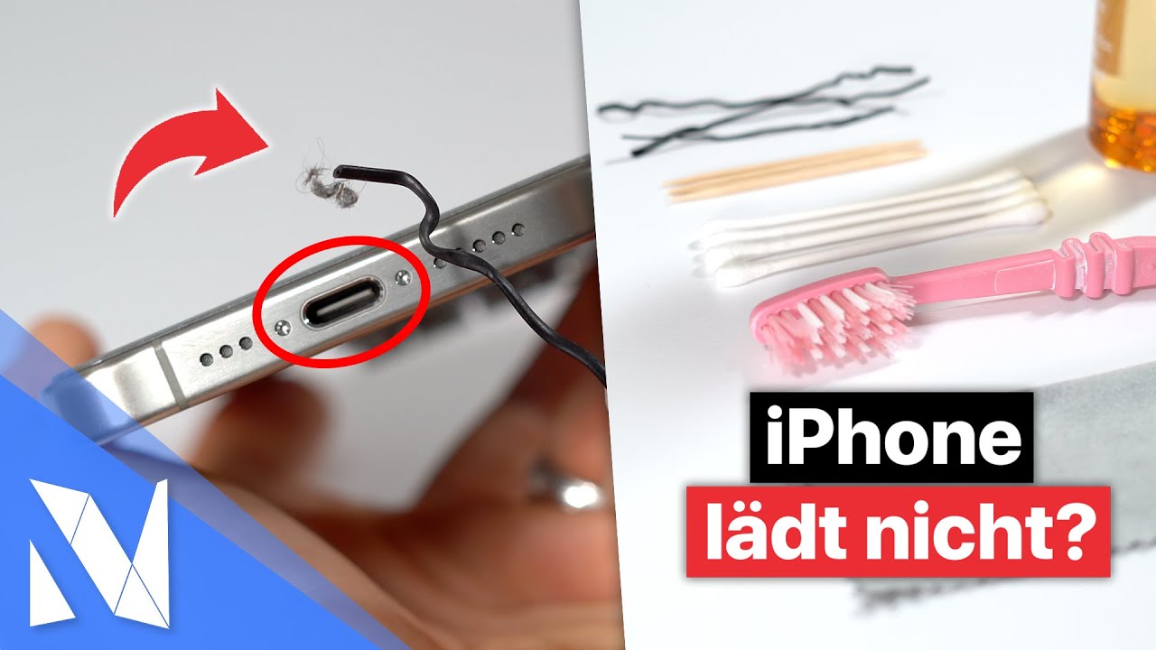 iPhone RICHTIG reinigen📱🧽  USB-C & Lightning, Kamera, Lautsprecher & Display! | Nils-Hendrik Welk