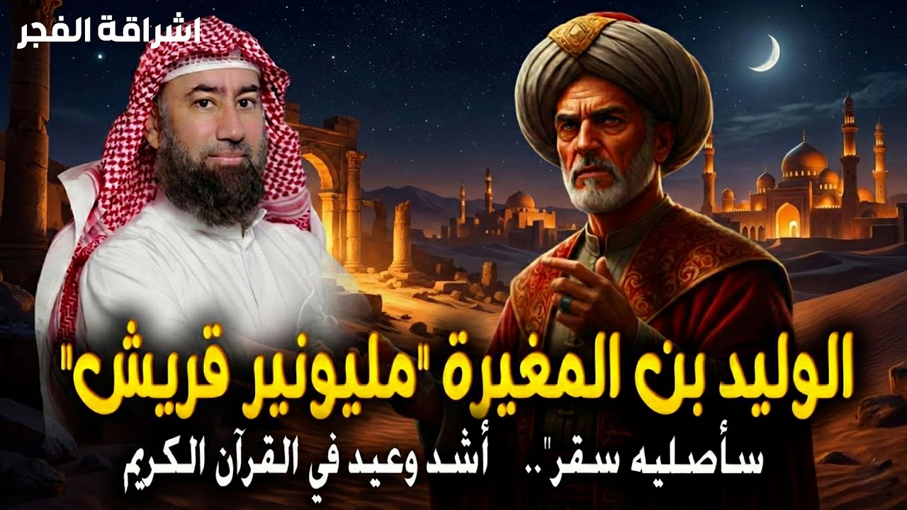 يروي الشيخ نبيل العوضي قصة الوليد بن المغيرة، أحد أغنى وأشهر سادات قريش