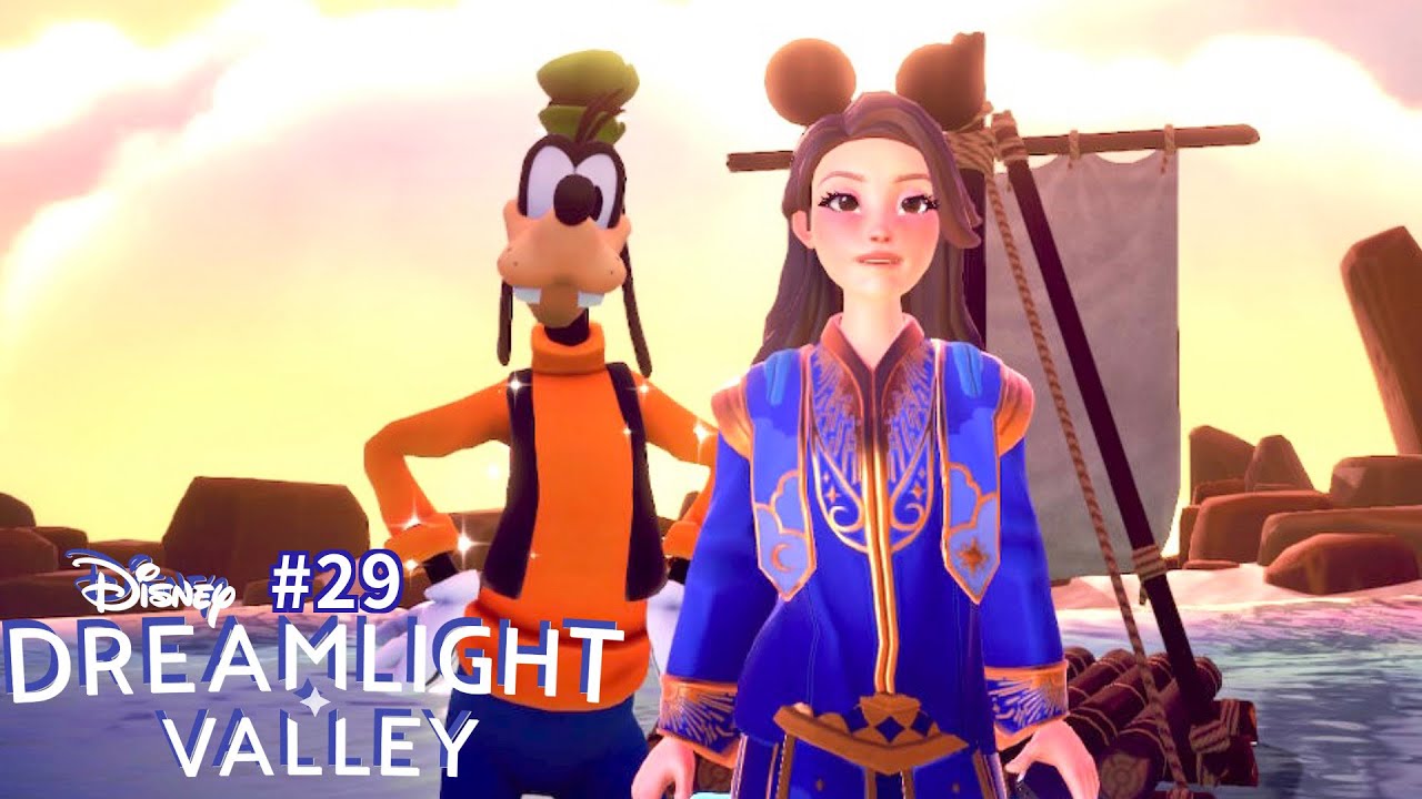 🛶 Je répare le radeau avec Dingo 🐶 L’épave mystérieuse ✨ Disney Dreamlight Valley 29 Let's play