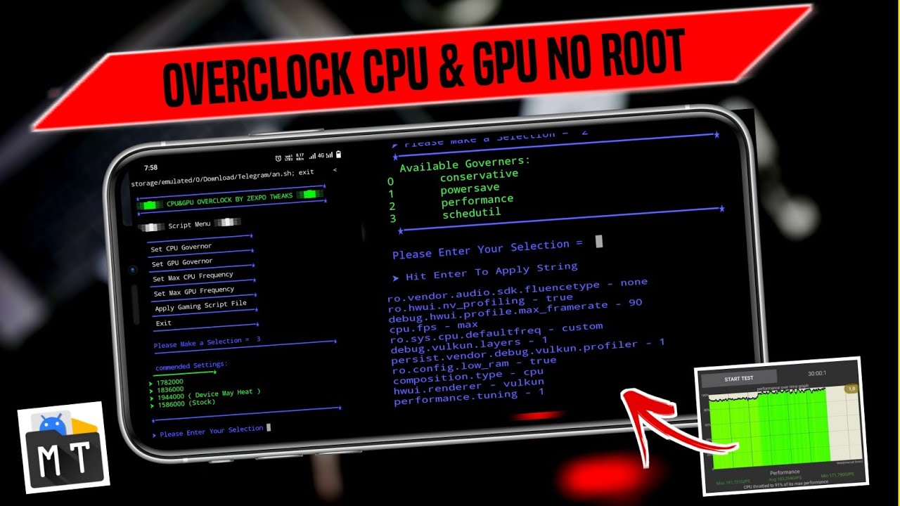How To Overclock Android No Root | Overclock CPU And GPU For Gaming | No Root