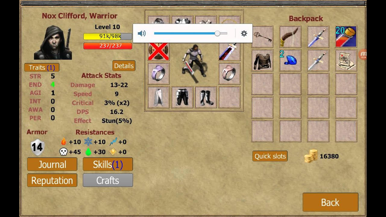 Exiled Kingdoms 2 Handed Warrior Gameplay