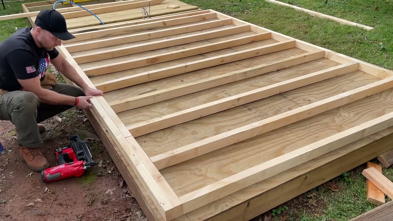 How to Build a Sauna - Part 2 - Framing out the walls, 16