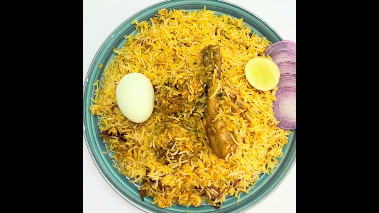 Golden Chicken Biryani – Crispy & Juicy! #ChickenBiryani #CrispyChickenBiryani #DeliciousBiryani 