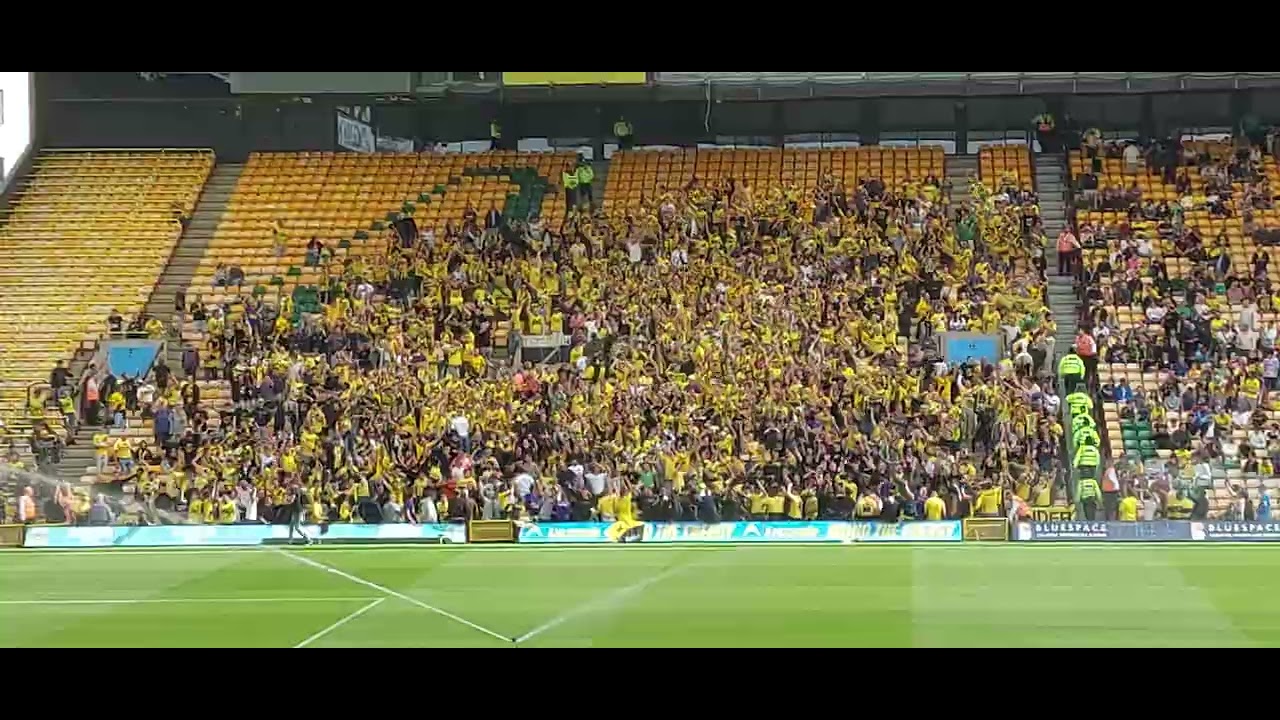 NAC Breda fans in party mode at Norwich 2/8/25