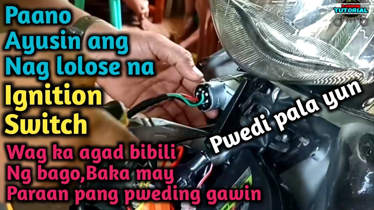 Ignition switch problem / Paano ayusin ang nag lolose na ignition switch /Ang dali lang pala nito