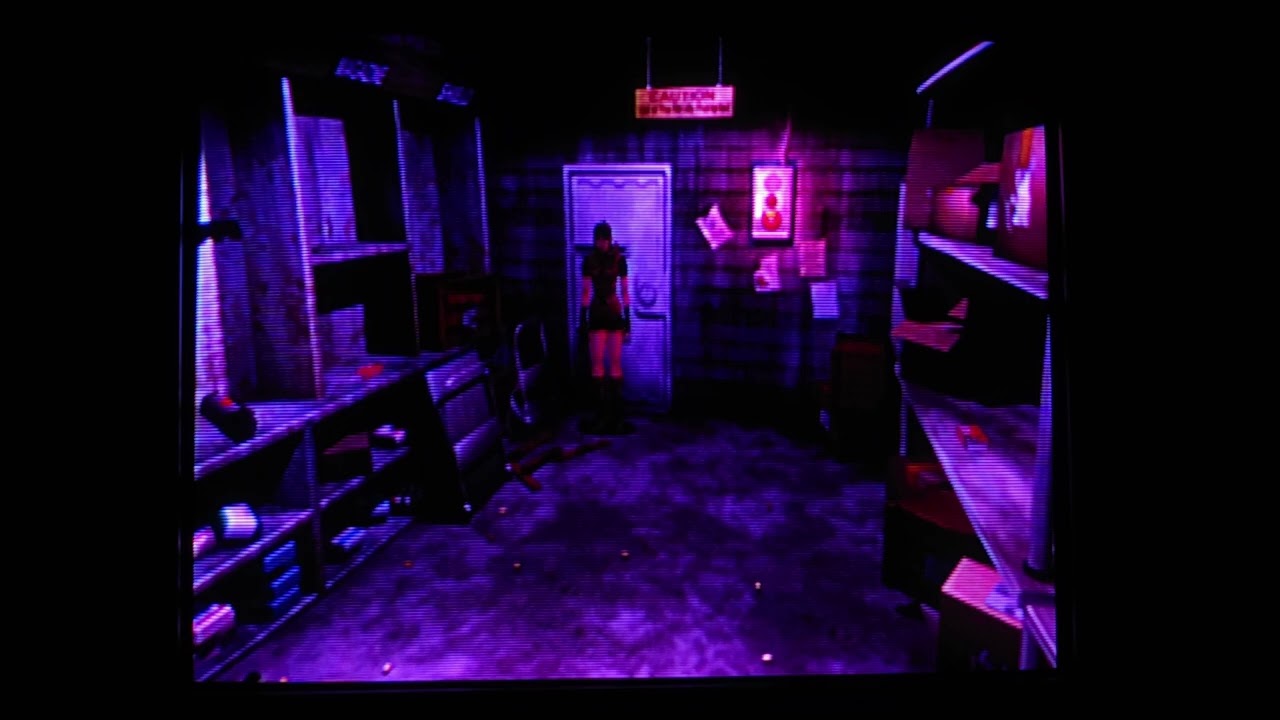 Resident Evil 2 ( Sega Dreamcast ) on CRT TV - Longplay Walktrough - Claire A - 2