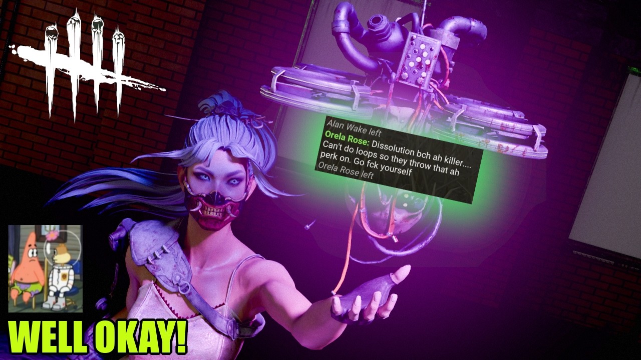 💥 Однажды в токсичном эндгейм-чате&hellip; с участием Skull Merchant💥 | Dead by Daylight геймплей за Sku...