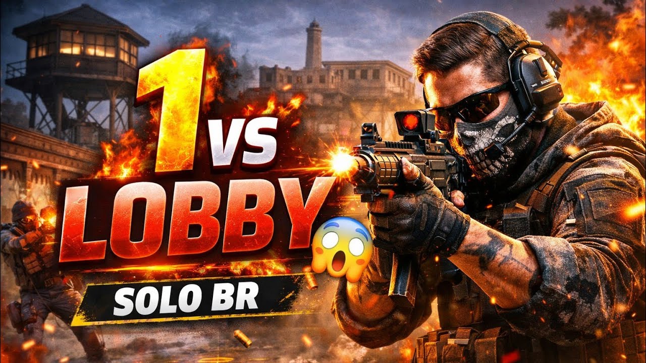 1vLobby 28 Kills in Alcatraz 😳 | COD Mobile Solo BR
