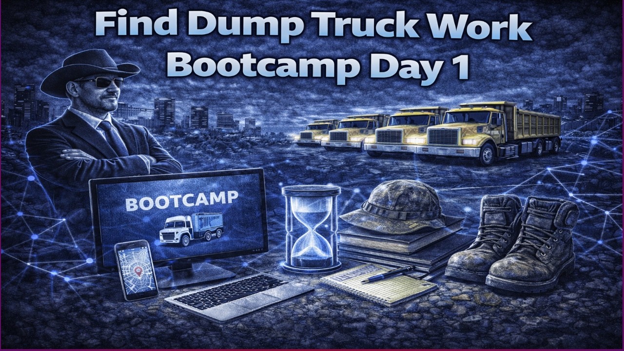 Find Dump Truck Work Bootcamp Day 1