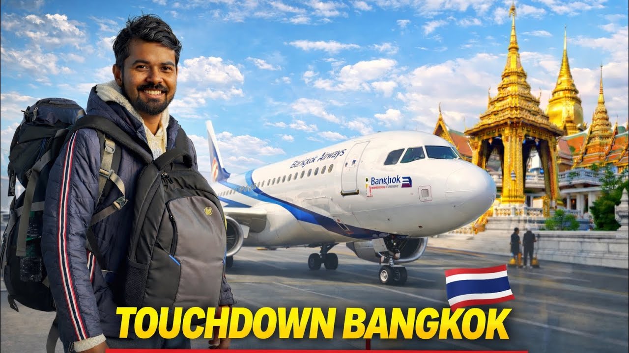 Touchdown Bangkok : Beginning of My Thailand Journey 🇹🇭| Thailand travel vlog -1 