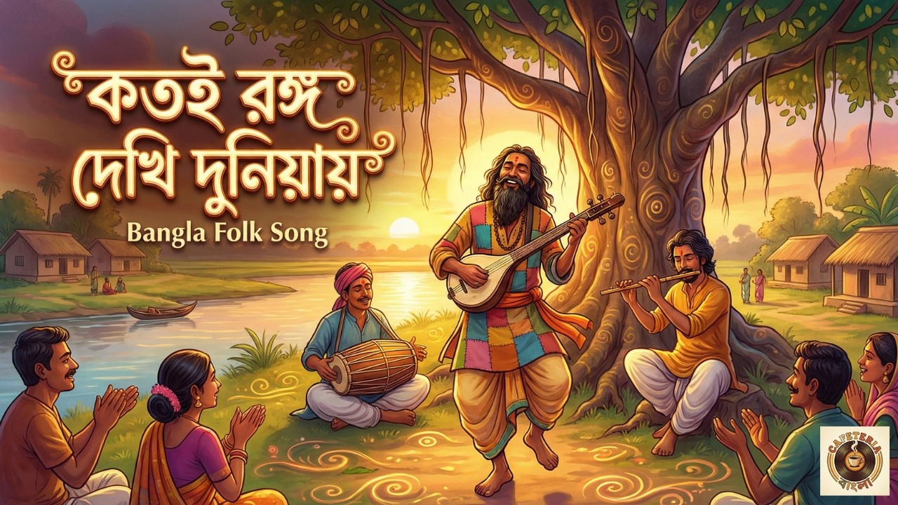 Kotoi Rongo Dekhi Duniyay | কতই রঙ্গ দেখি দুনিয়ায় | Hirak Rajar Deshe | Bangla Folk Song