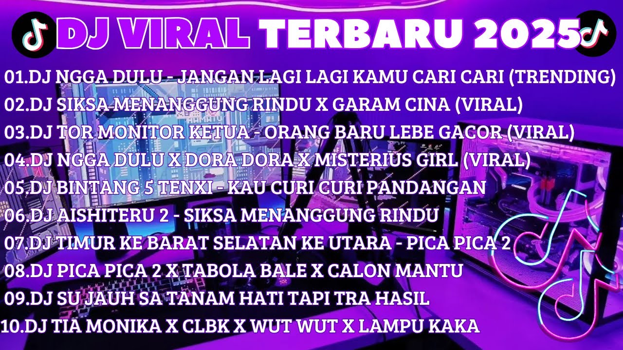 DJ TIKTOK TERBARU 2025-🎵DJ NGGA DULU - JANGAN LAGI LAGI KAMU CARI CARI🎵DJ AISHITERU 2 X GARAM CINA