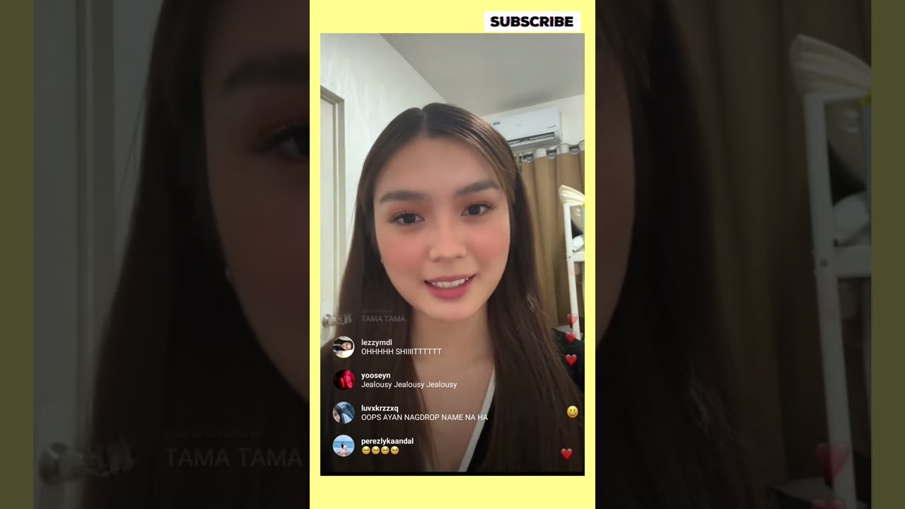 Francine Diaz IG live to clarify the issue between Seth Andrea and herself ♥️