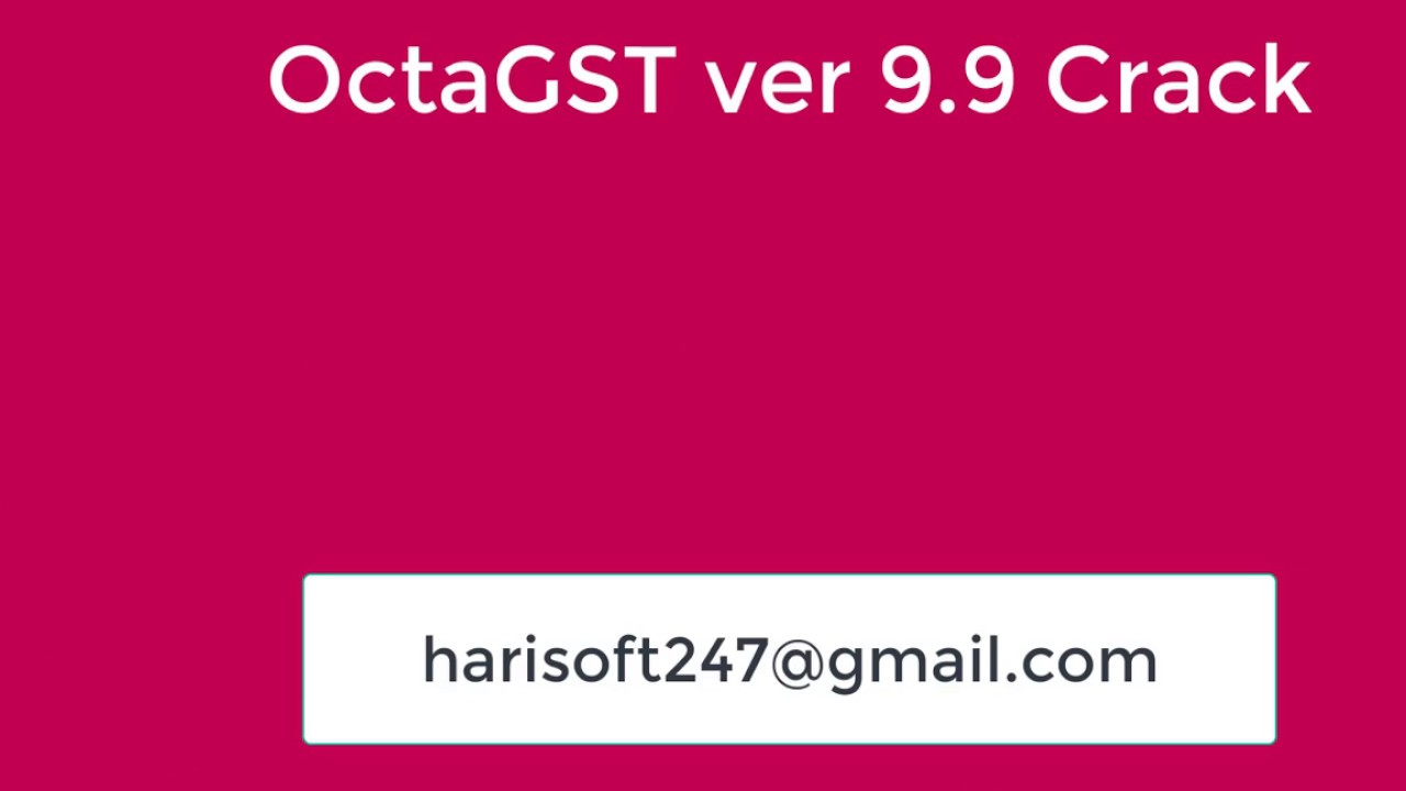 OctaGST ver 10.20.1  crack version