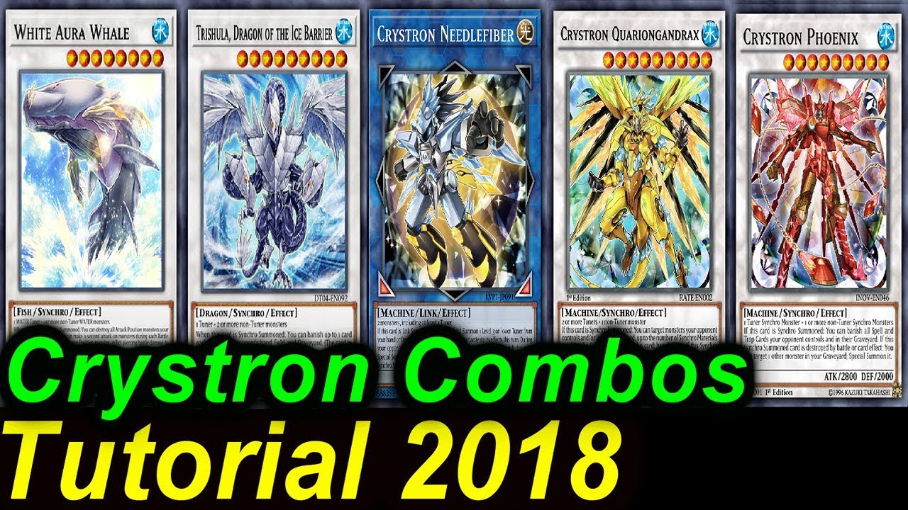 【YGOPRO】CRYSTRON COMBO TUTORIAL 2018  - HOW TO PLAY CRYSTRON - STEP BY STEP