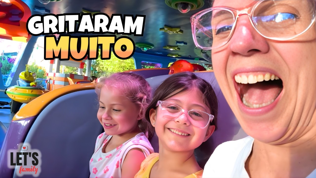 SOBREVIVENDO AO BRINQUEDO DO TOY STORY NA DISNEY - vlog Lets Family