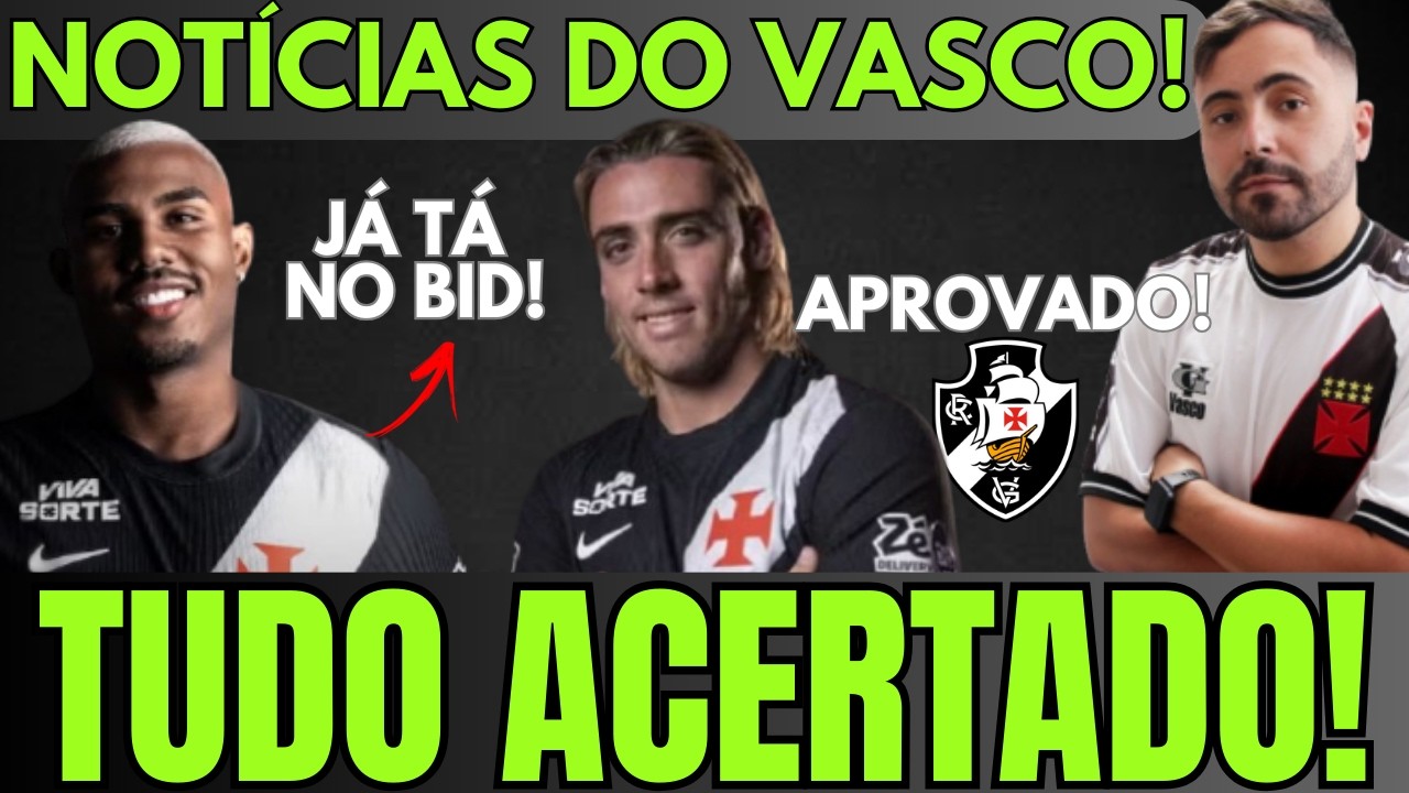 MAIS UM NEGÓCIO FECHADO! JOGADOR DE SAÍDA DO VASCO | SPINELLI ASSINOU CONTRATO | CUIABANO REGISTRADO
