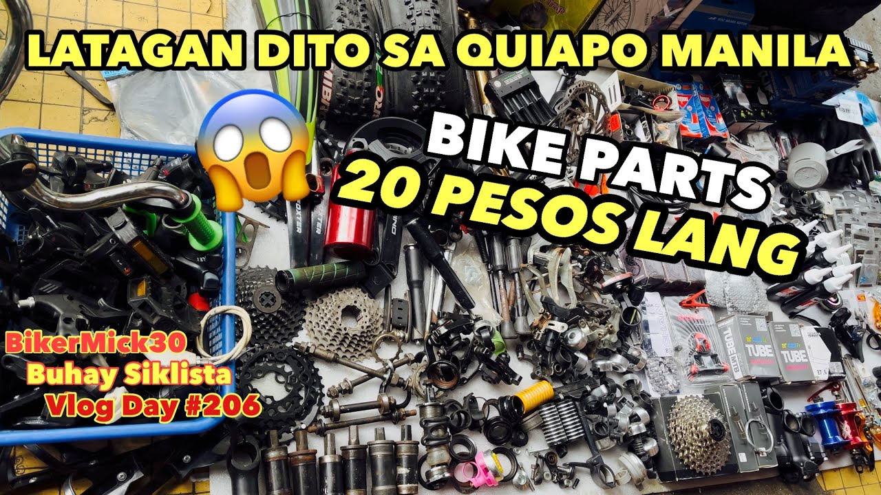 LATAGAN SA QUIAPO MANILA MURA NA ANG BIKE PARTS WITH SHIMANO PARTS PUNTAHAN NYO TO SULIT DITO!