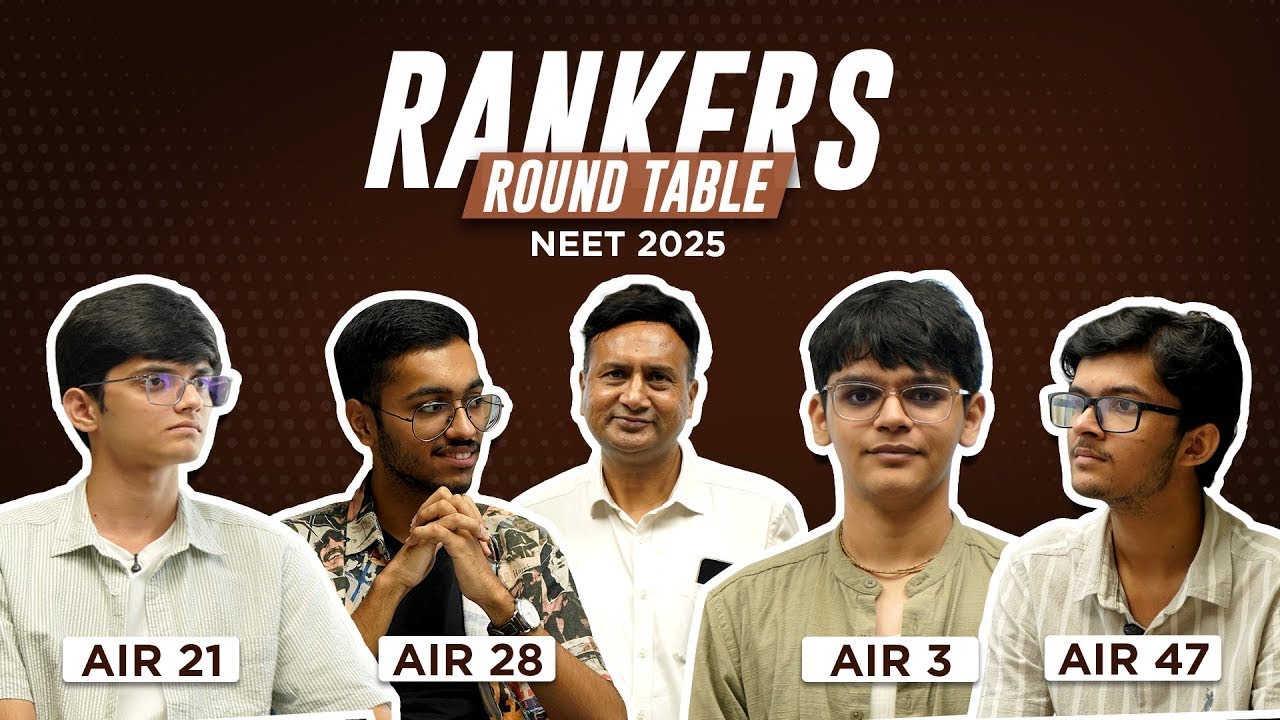 Rankers&rsquo; Roundtable: NEET 2025 Toppers Reveal Study Plans, Strategies & Exam Hall Stories