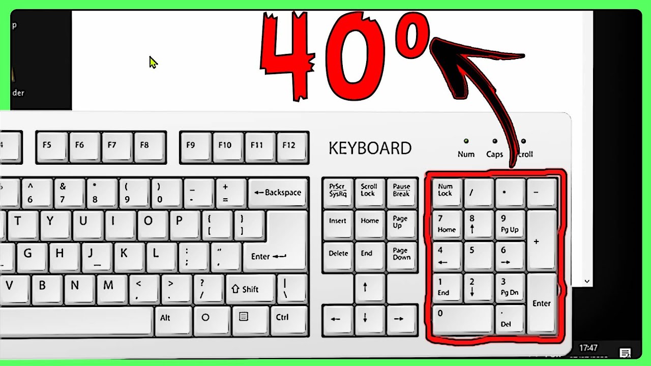 Como Colocar ° no Teclado do PC | (simbolo de grau ou colocação)