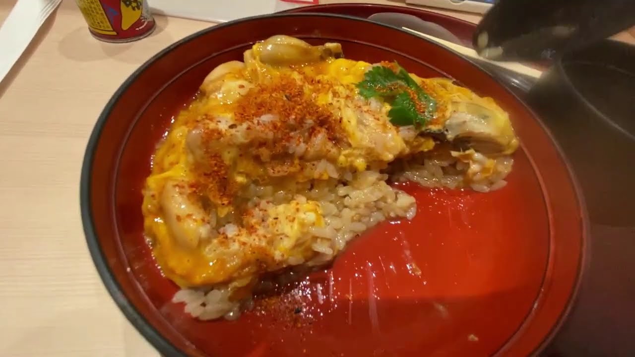 セントレア4階鶏三和牡蠣名古屋コーチン親子丼