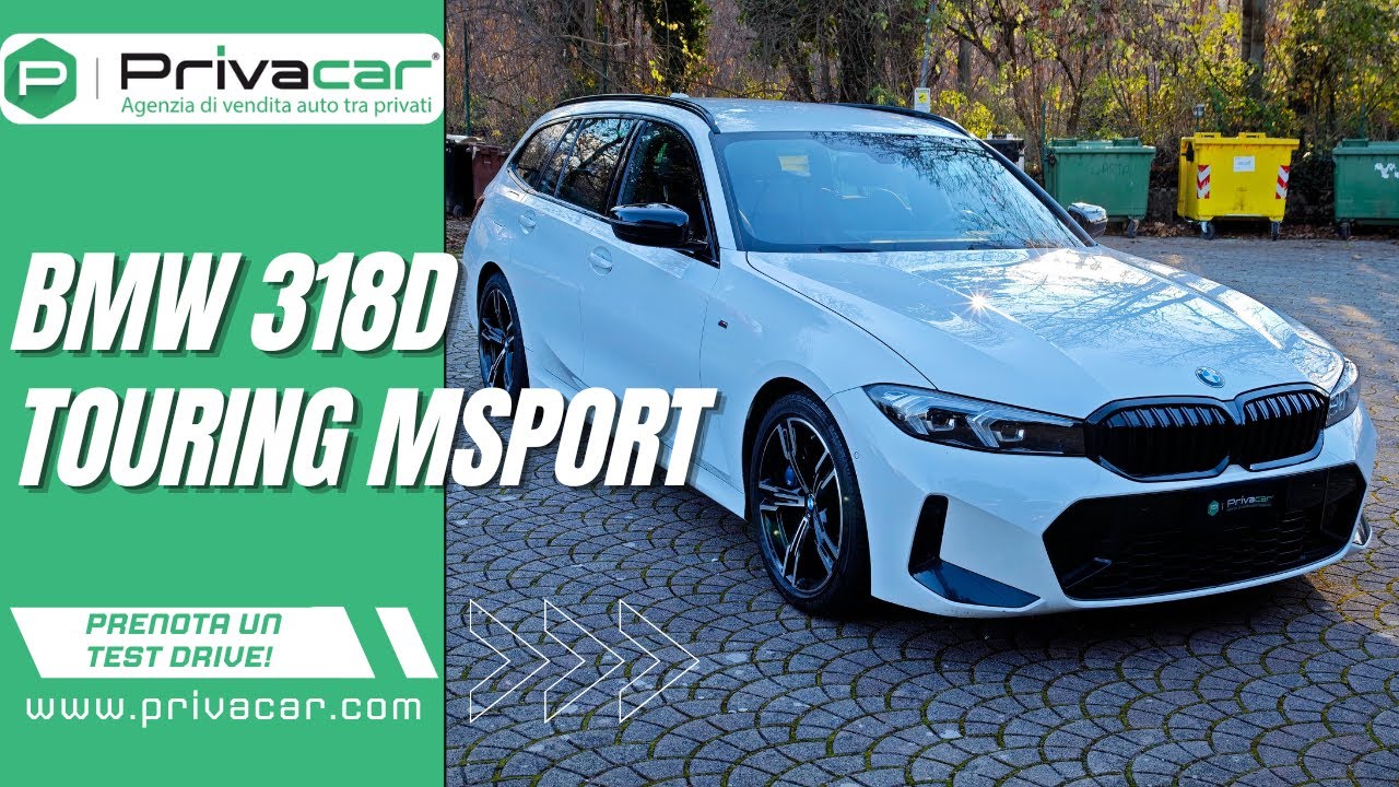 Videorecensione BMW 318d 48v Touring M-SPORT Ibrida 2.0L 150cv 2022. #privacarsancesareo