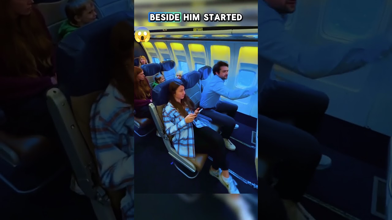 Rude Man Gets Instant Karma on a Plane! ✈️😱 #shorts