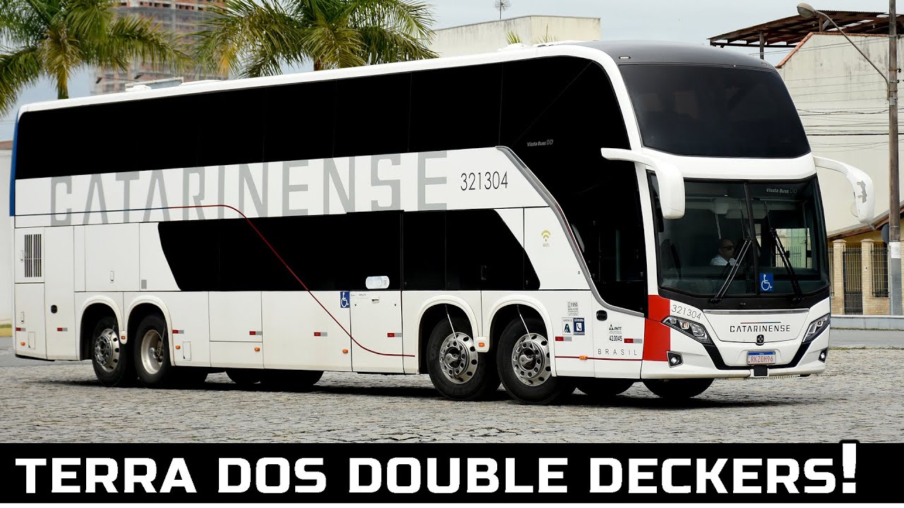 SÓ DÁ DD!! MUITOS ÔNIBUS DOUBLE DECKER NO MOVIMENTO DE ÔNIBUS EM BALNEÁRIO CAMBORIÚ
