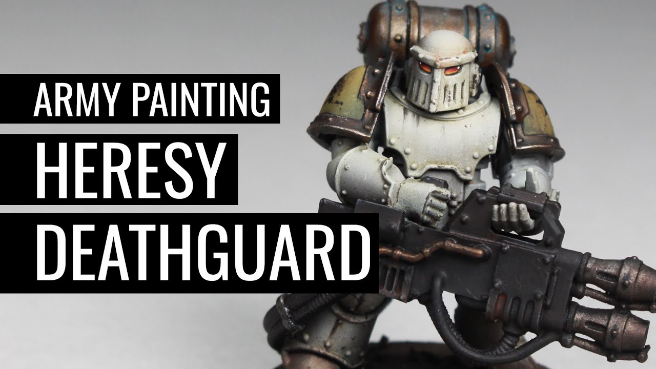 How to Paint DEATHGUARD | WARHAMMER: THE HORUS HERESY | Space Marines |
