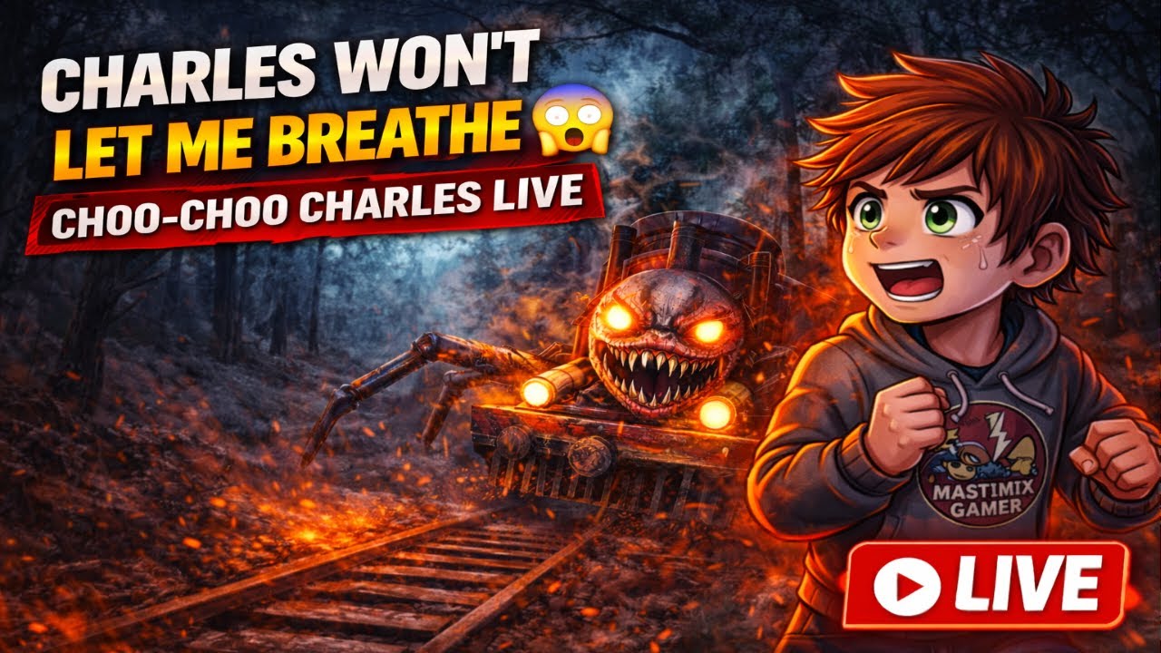 Charles Won’t Let Me Breathe 😨 | Choo Choo Charles LIVE 