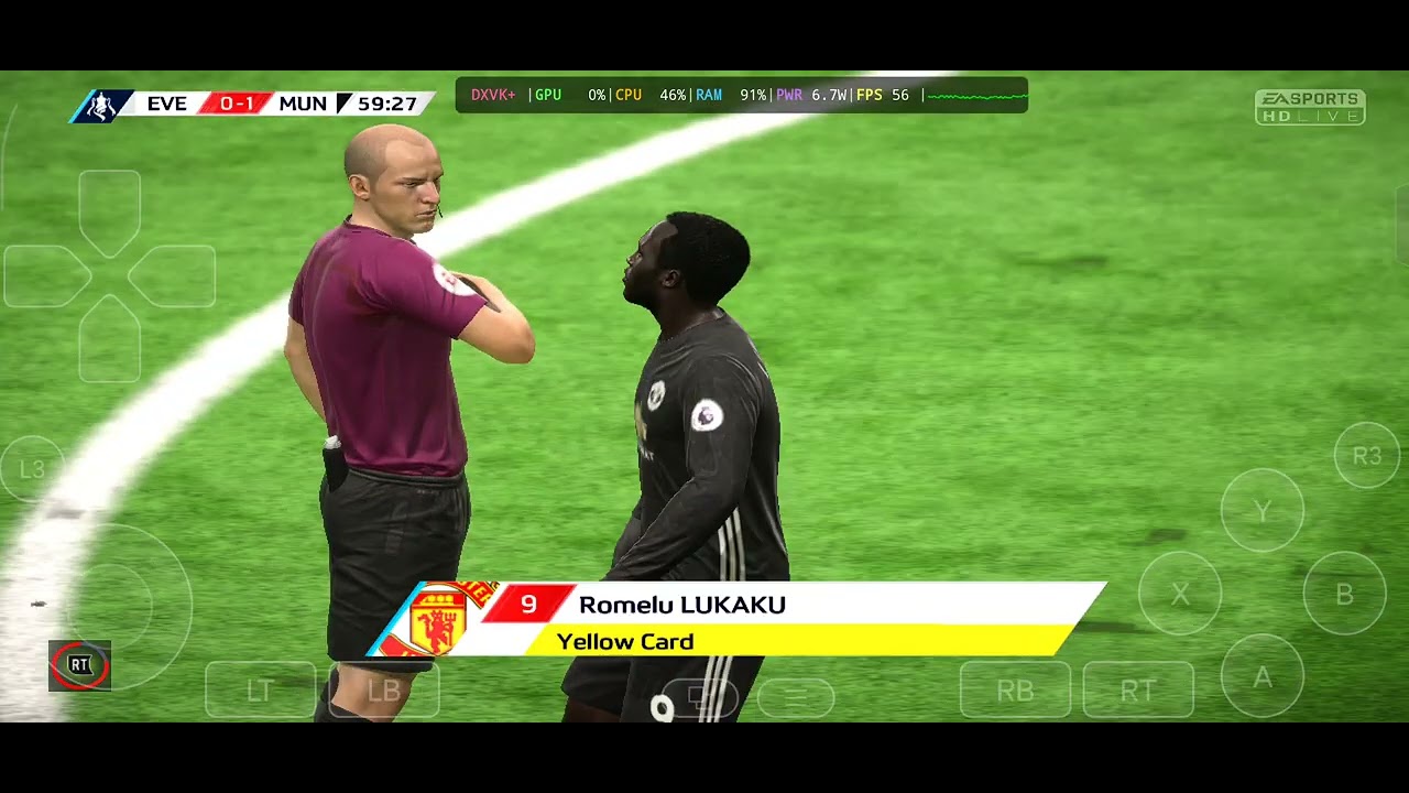 Fifa 18 60fps high graphics no record gamehud v5.0.5 version.,😂😂😂😂😂
