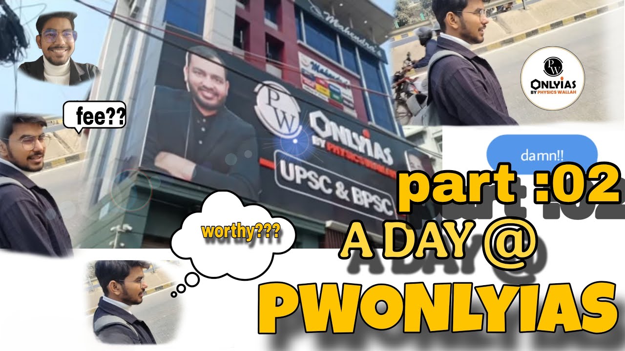 pw only IAS offline patna center 👍 dekhe kaise hota h pw mai padhai 😱😱 #pwonlyias