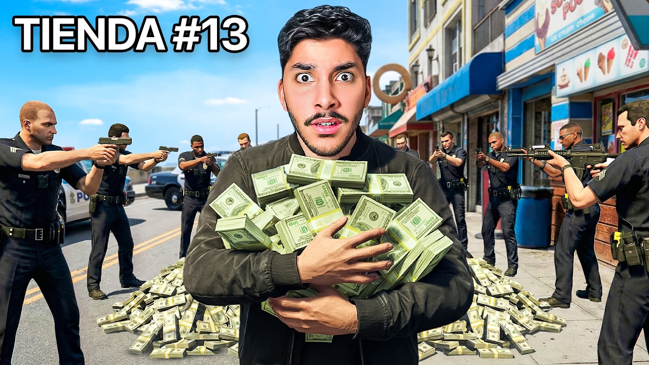 Robé TODAS las TIENDAS de GTA 5 (ft. El Último Circulo)