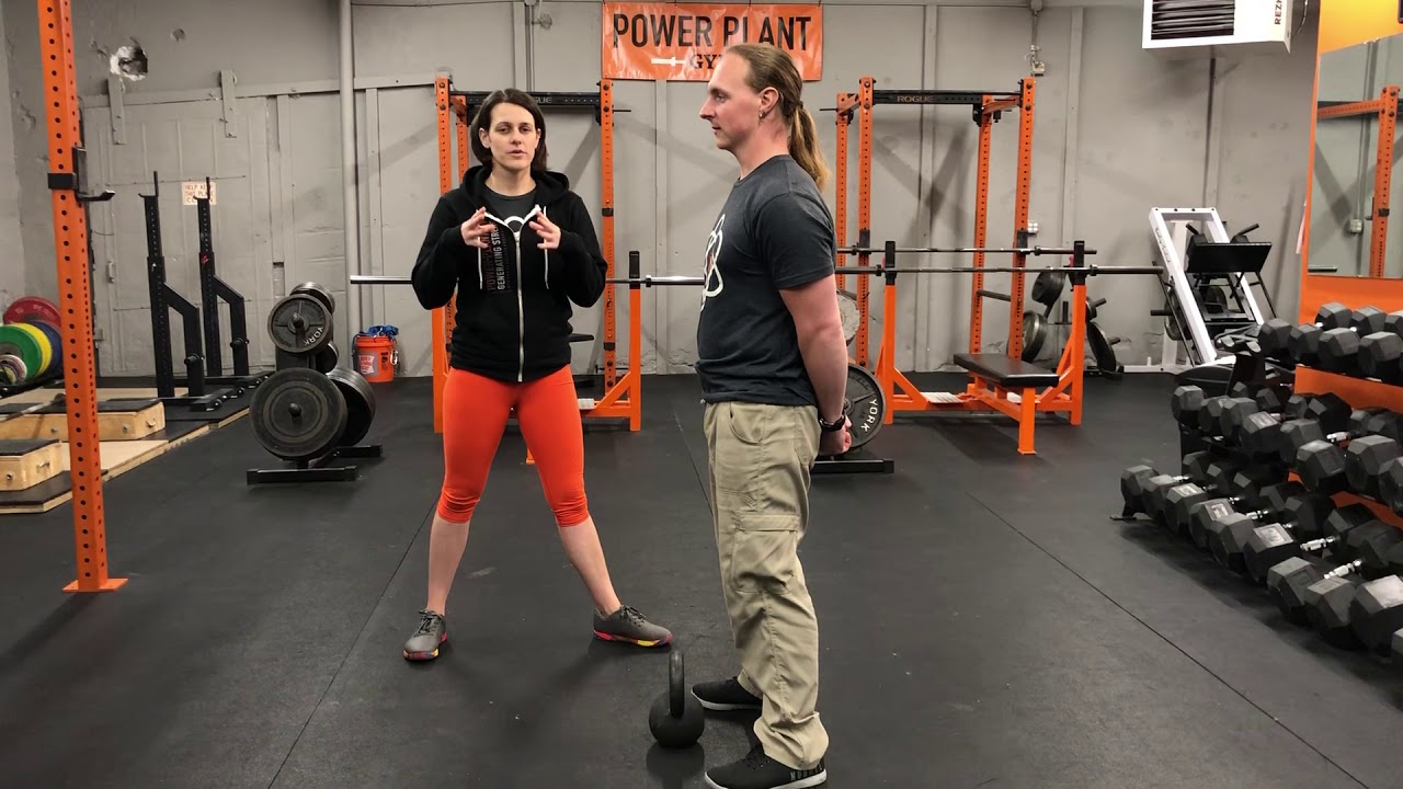 Goblet Squat with Press-Out