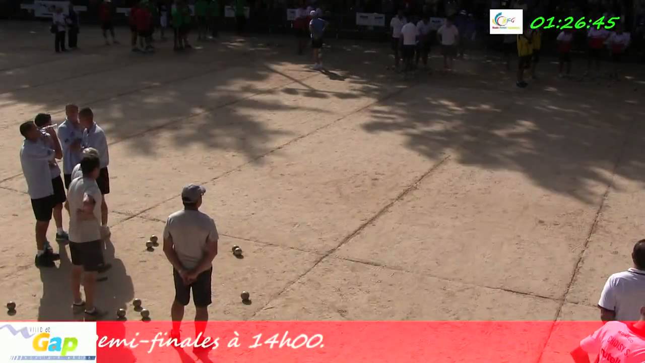 Quarts de finale du 94ème Grand Prix Bouliste, Sport Boules, Gap 2014