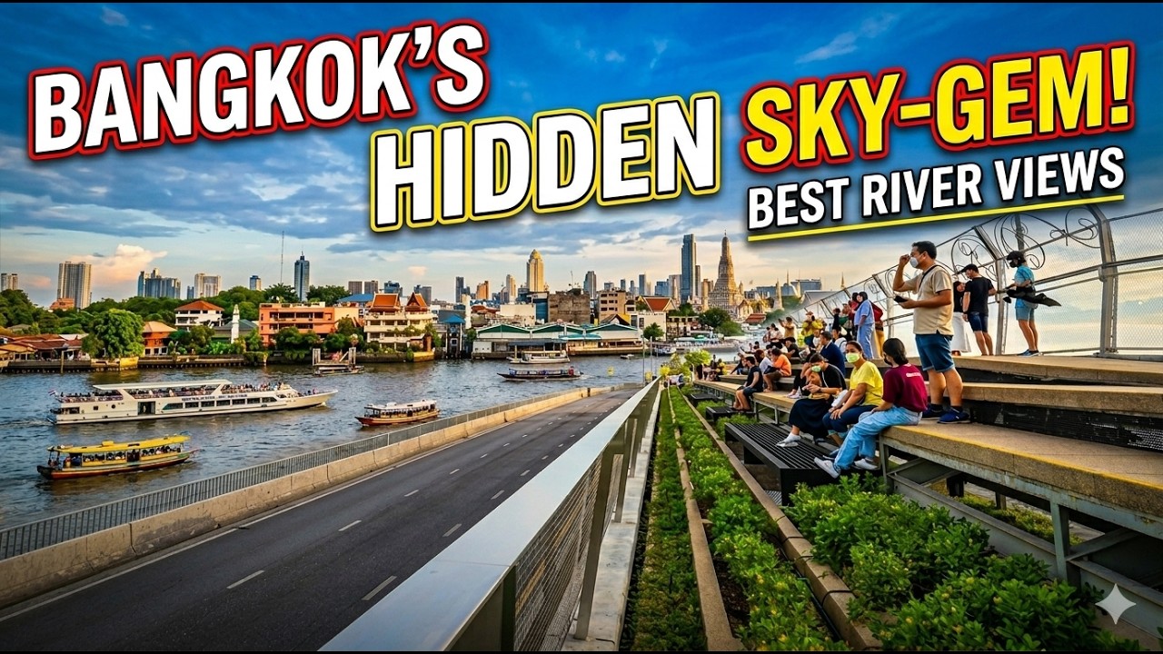 Chao Phraya Skypark - BANGKOK, Enjoy a 360-degree view of Chao Phraya River & Sky Garden