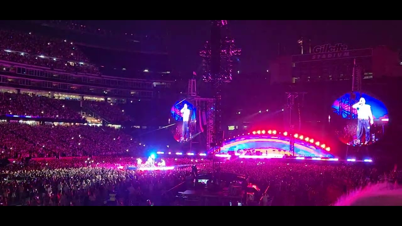 COLDPLAY Gillette stadium Massachusetts  viva la vida